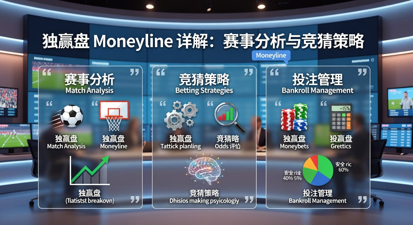 1X2独赢竞猜详解：Straight Bet Moneyline指南
