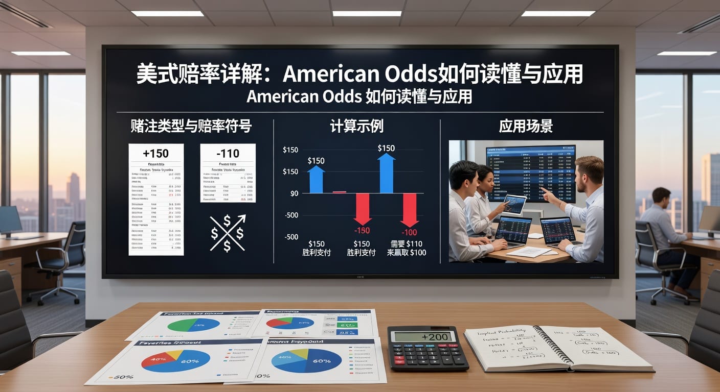 美式赔率 American Odds 详解：阅读计算应用